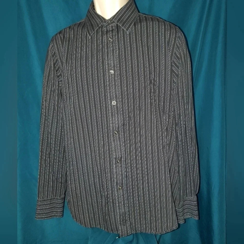 Menβs Ben Sherman 100% Cotton Size L Long Sleeveβ Casual Button-Down